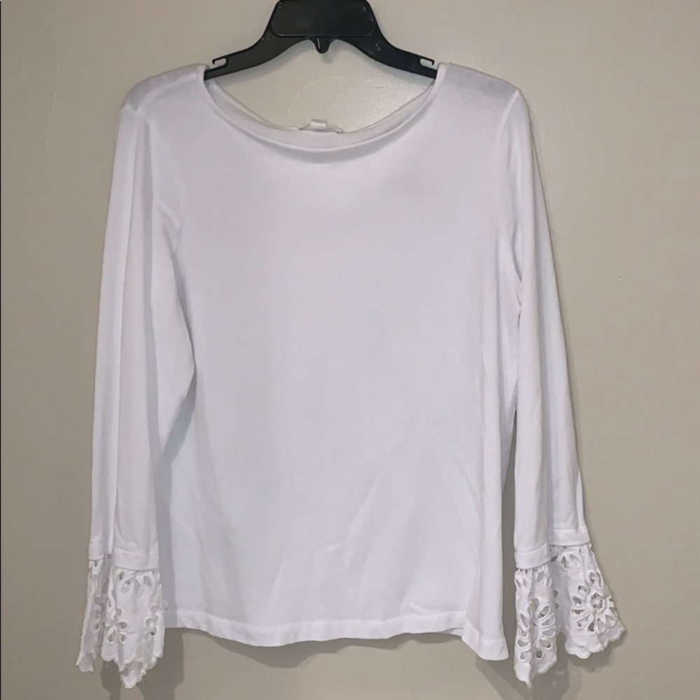 🐙Gorgeous White Floral Detailed Blouse🐙